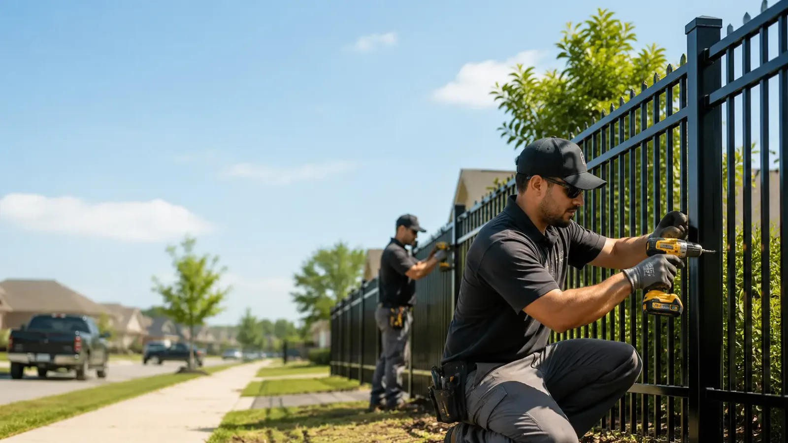 Metal Fence Installation in Whelen Springs, AR